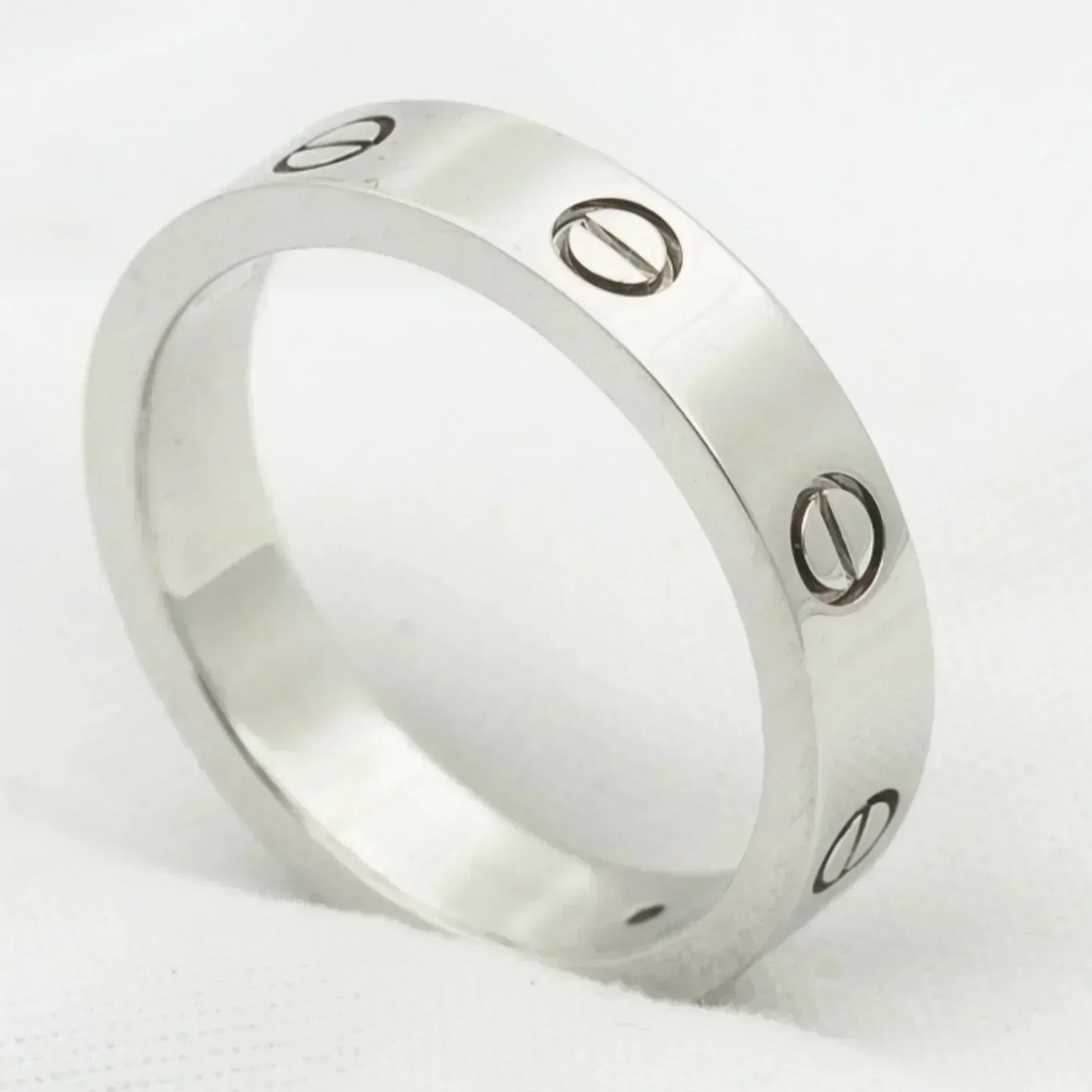 [BLUE TEARS]LOVE RING 4MM 1 DIAMOND SILVER