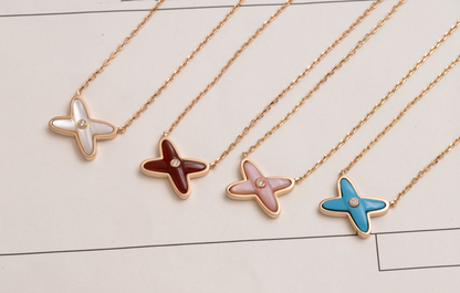 [BLUE TEARS]JEUX DE NECKLACE 1 DIAMANT