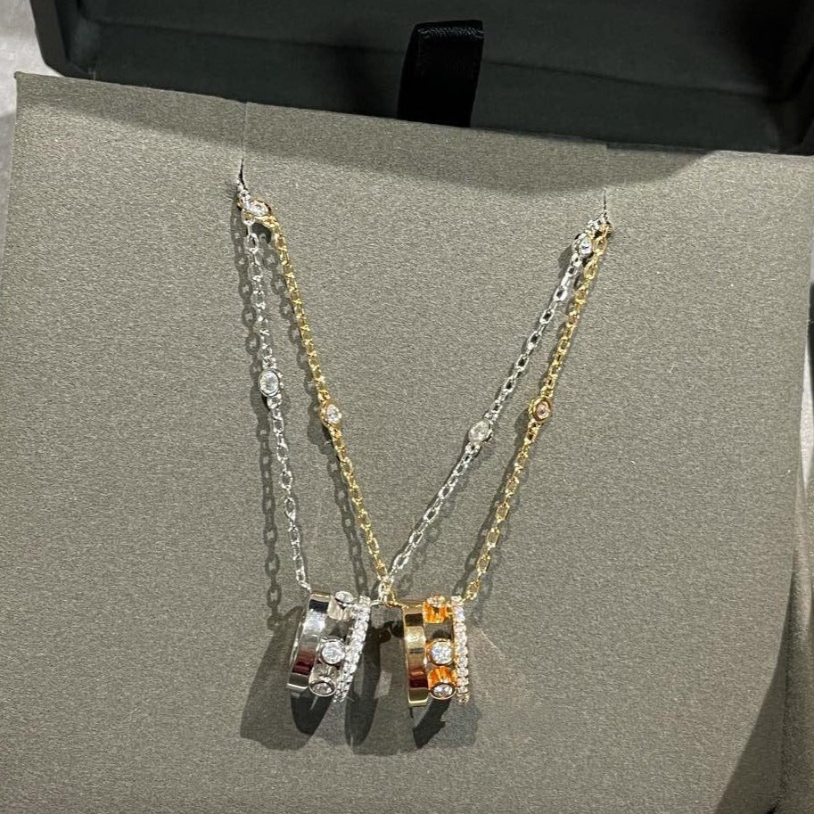 [Blue Tears Jewelry]CHAIN MOVE ROMANE PEDAND NECKLACE