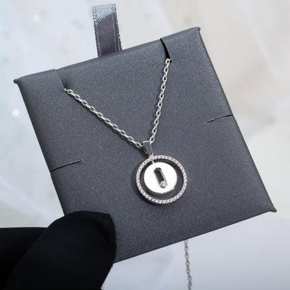 [Blue Tears Jewelry]LUCKY MOVE PM NECKLACE SILVER DIAMOND