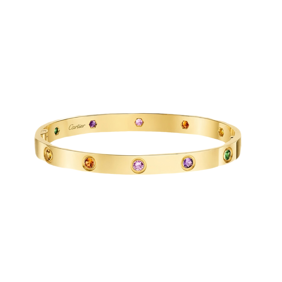 [Blue Tears Jewelry]2026 RAINBOW LOVE BRACELET 6.1MM  10 DIAMONDS