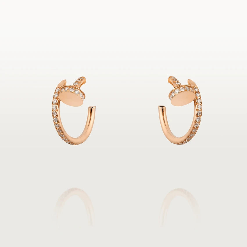 [BLUE TEARS]JUSTE EARRINGS 12.75MM PINK GOLD DIAMOND