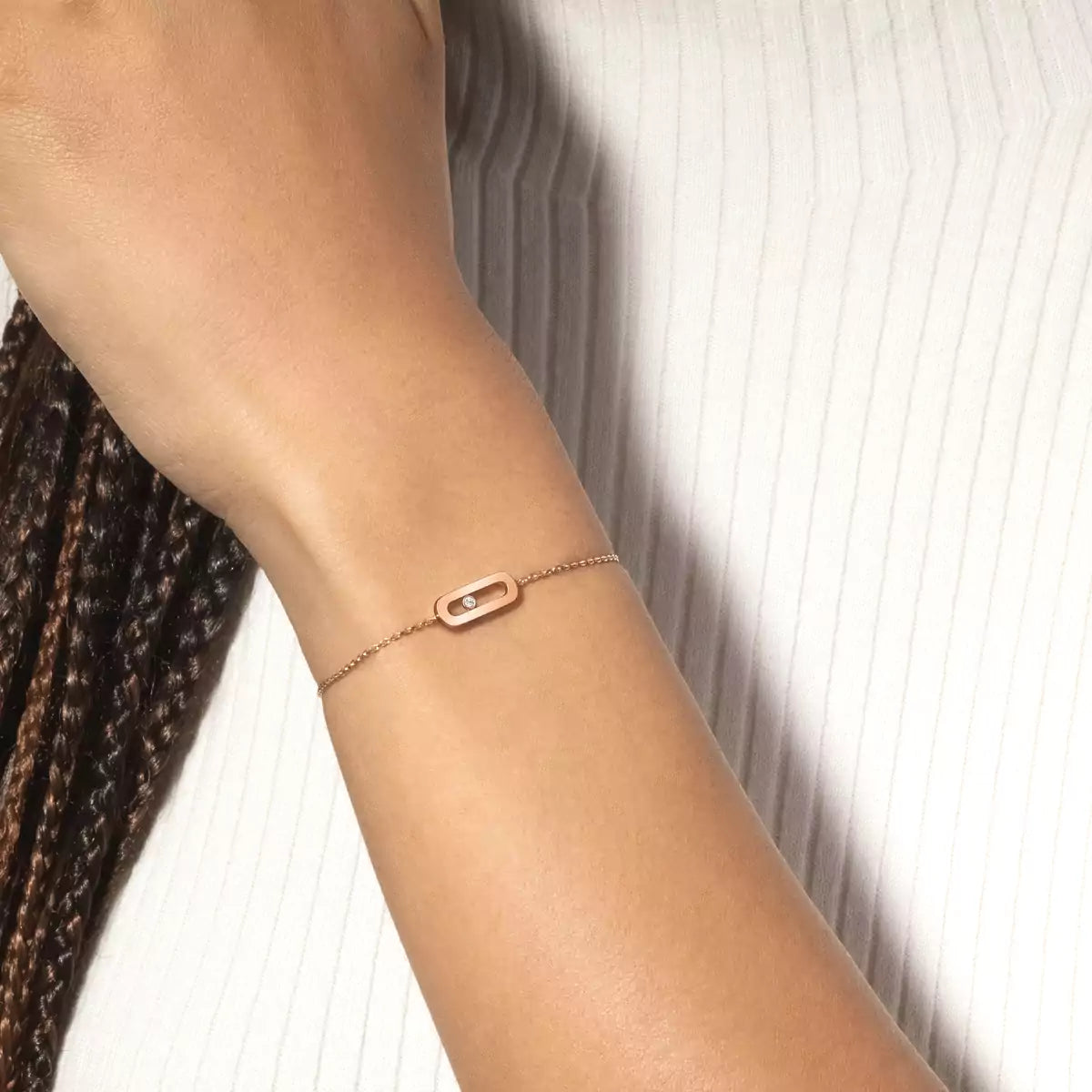 [Blue Tears Jewelry]Move Uno Diamond Bracelet