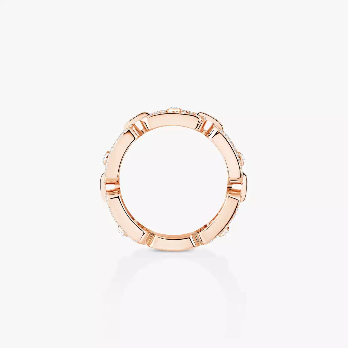 [Blue Tears Jewelry]Move Link Pave_-Set Diamond Ring in Gold