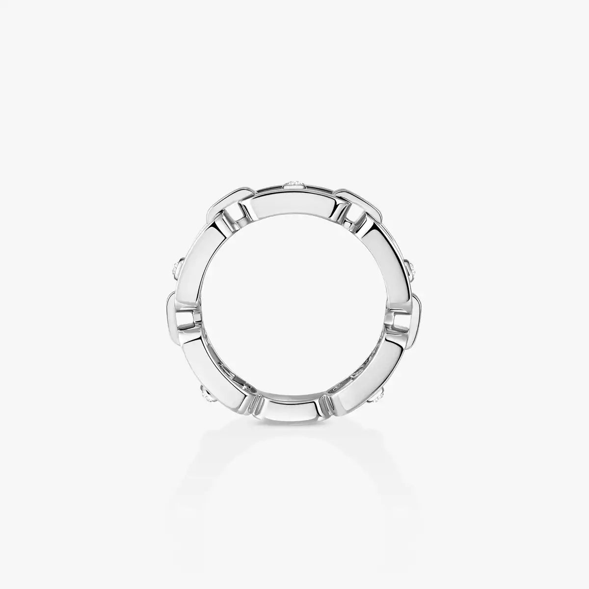 [Blue Tears Jewelry]Move Link Pave_-Set Diamond Ring in Gold