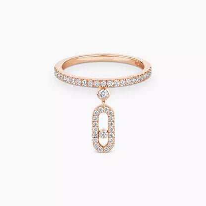 [Blue Tears Jewelry] Move Uno Diamond Ring