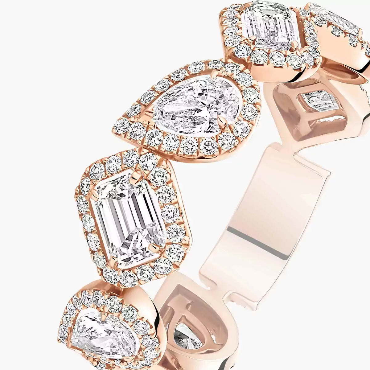 [Blue Tears Jewelry]Diamond Wedding Ring My Twin