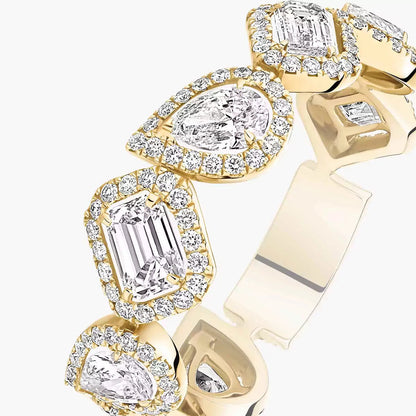 [Blue Tears Jewelry] Diamond Wedding Ring My Twin
