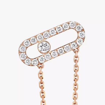 [Blue Tears Jewelry]Move Uno Diamond Earrings