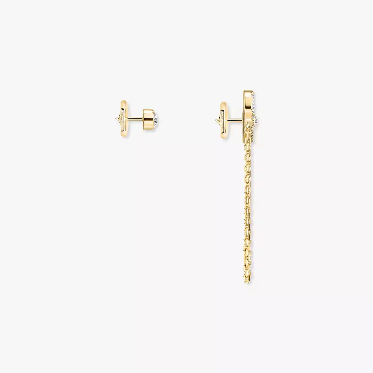 [Blue Tears Jewelry]Move Uno Diamond Earrings