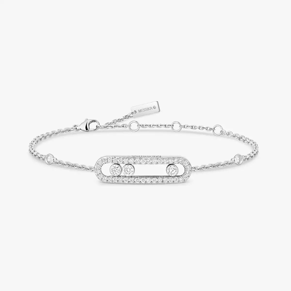 [Blue Tears Jewelry]Pavé Baby Move Diamond Bracelet
