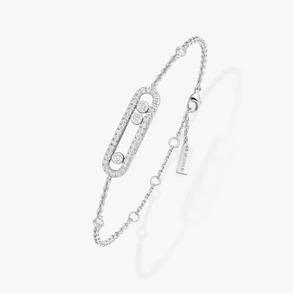 [Blue Tears Jewelry]Pavé Baby Move Diamond Bracelet