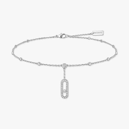 [Blue Tears Jewelry] Move Uno pavé ankle bracelet