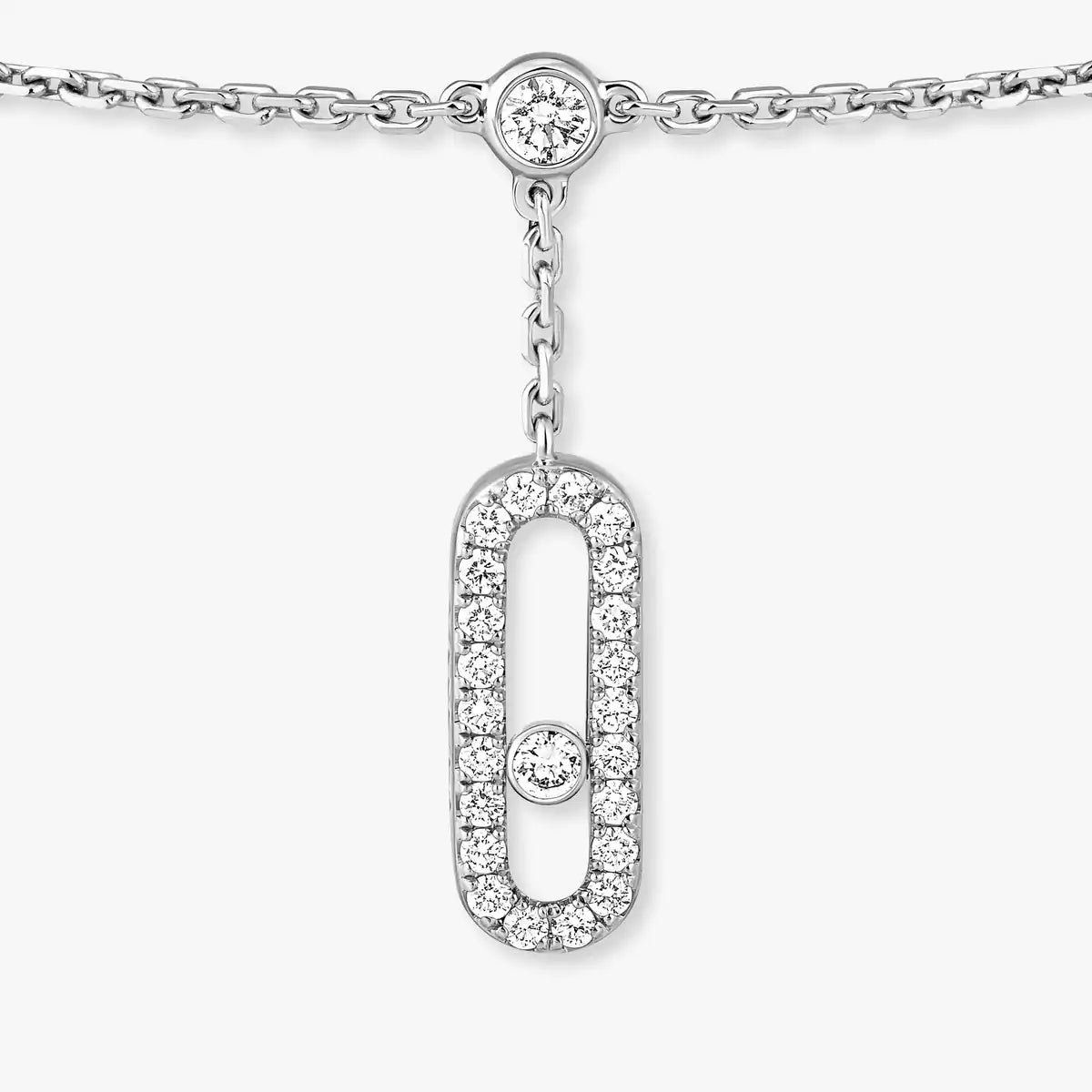 [Blue Tears Jewelry] Move Uno pavé ankle bracelet