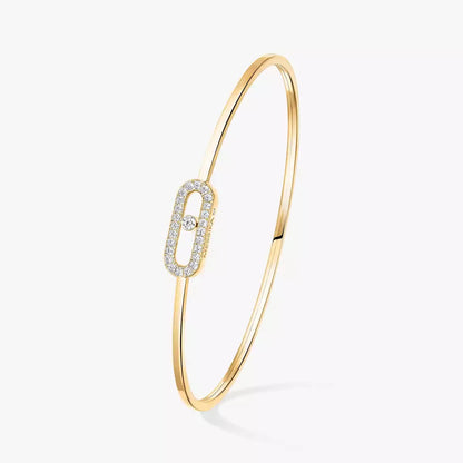 [Blue Tears Jewelry]Move Uno pavé flex bangle medium