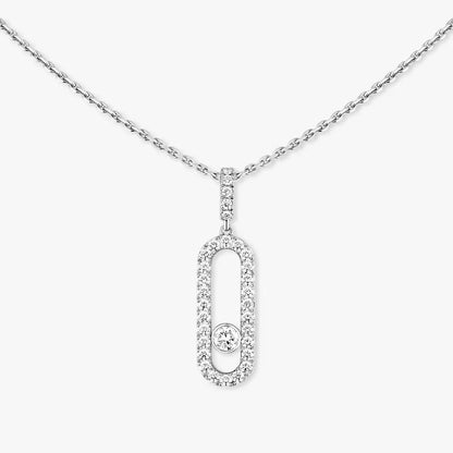 [Blue Tears Jewelry]Move Uno Diamond Necklace in Rose Gold