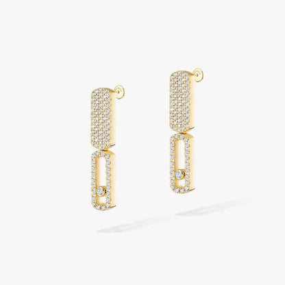 [Blue Tears Jewelry]Imperial Move SM Diamond Earrings