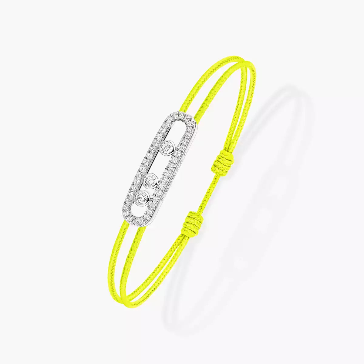[Blue Tears Jewelry]Messika Care(s) pink cord pavé bracelet