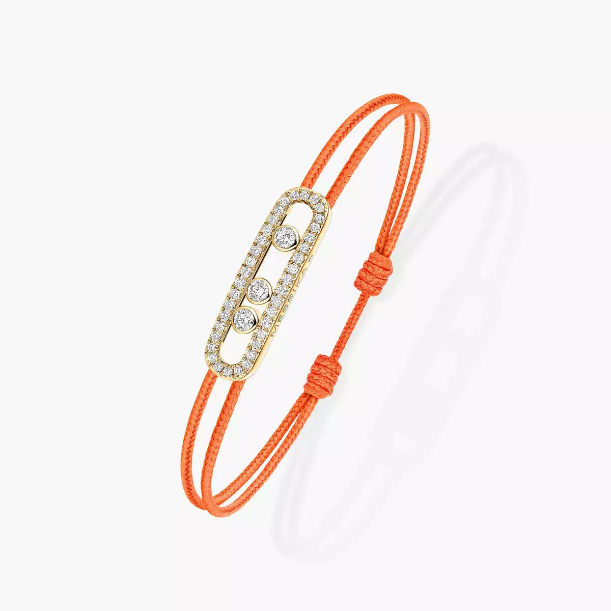 [Blue Tears Jewelry]Messika Care(s) pink cord pavé bracelet