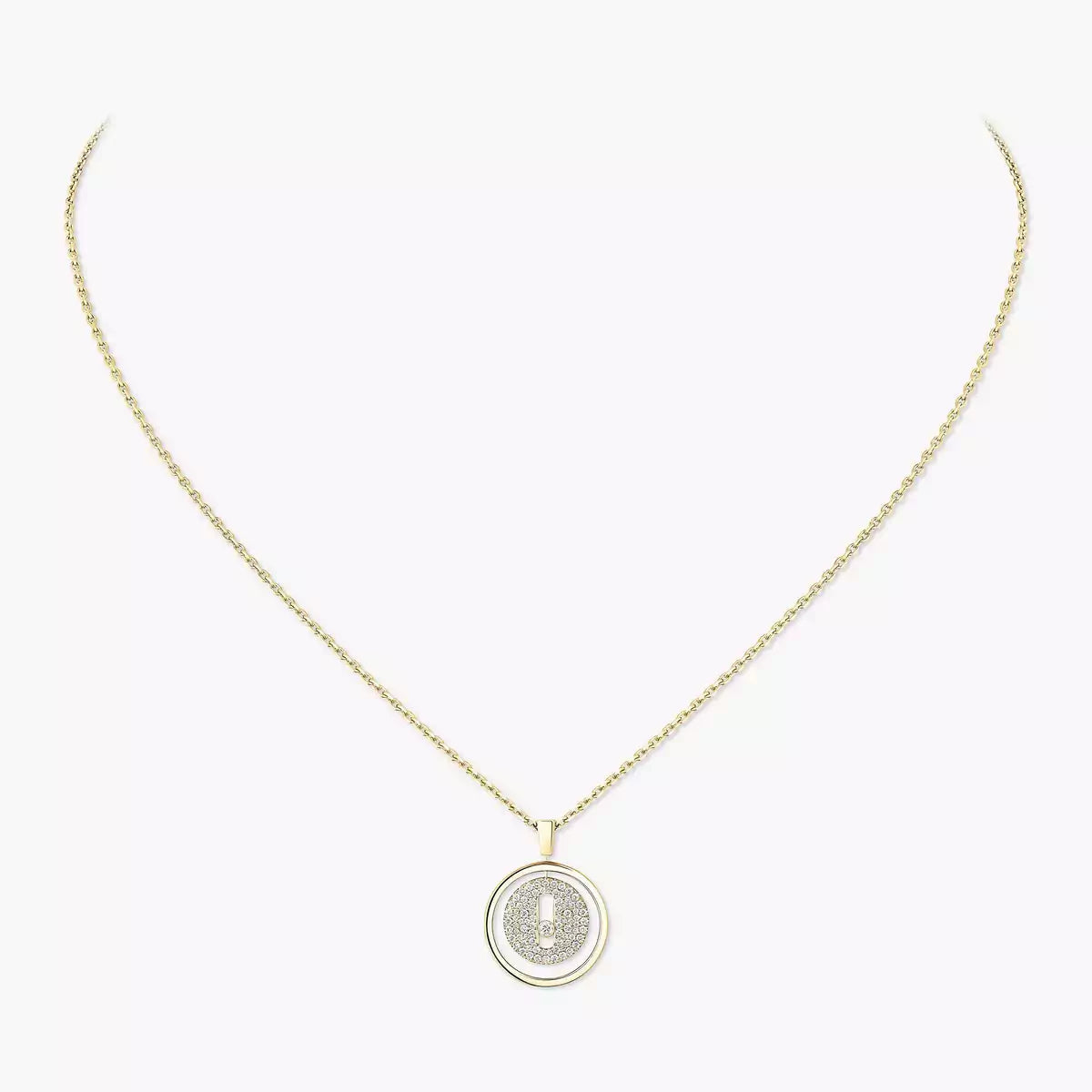 [Blue Tears Jewelry] Lucky Move Diamond Necklace