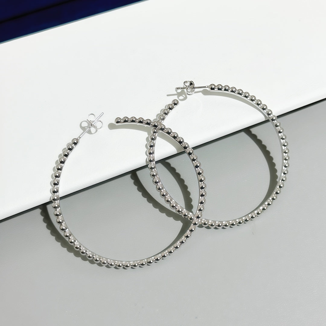 [Blue Tears Jewelry] SMOOTH BEAD STUD EARRINGS
