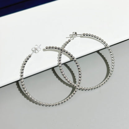 [Blue Tears Jewelry] SMOOTH BEAD STUD EARRINGS