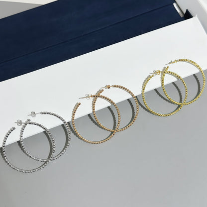 [Blue Tears Jewelry] SMOOTH BEAD STUD EARRINGS