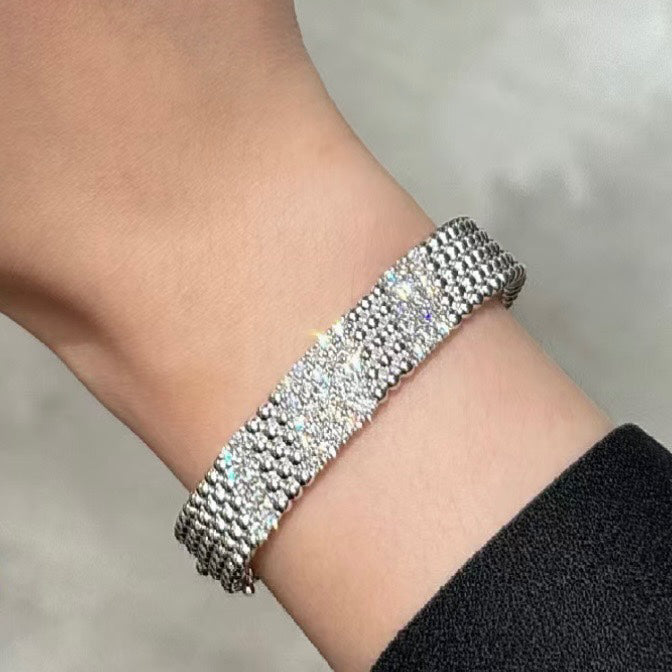 [Blue Tears Jewelry]  FIVE-ROW DIAMOND BRACELET