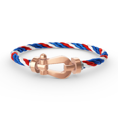 [BLUETRÄNEN]FORCE GROSSES HUFEISENARMBAND OHNE DIAMANT ROSÉGOLD