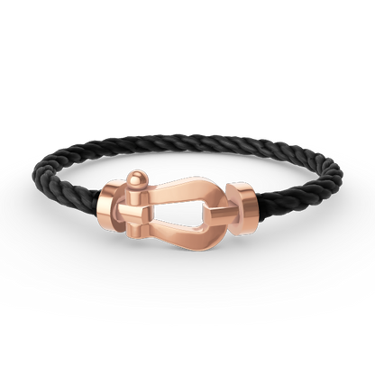 [BLUETRÄNEN]FORCE GROSSES HUFEISENARMBAND OHNE DIAMANT ROSÉGOLD