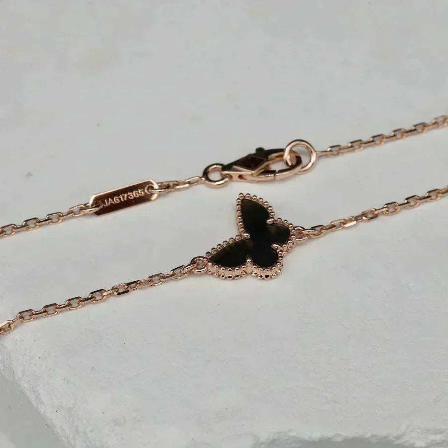 [BLUE TEARS]BUTTERFLY ONYX  BUTTERFLY BRACELET