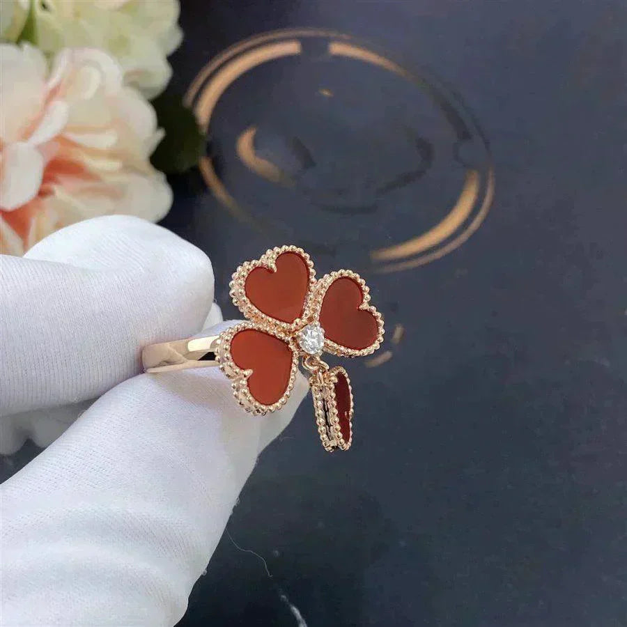 [BLUE TEARS]SWEET CLOVER CARNELIAN RING